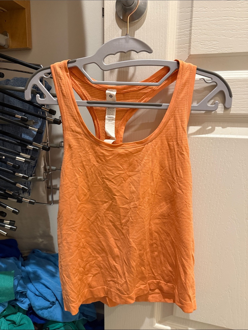 lululemon athletica Orange Racerback Tank